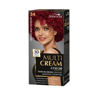 Joanna Multi Cream Color Hair dye /34/ Intense red