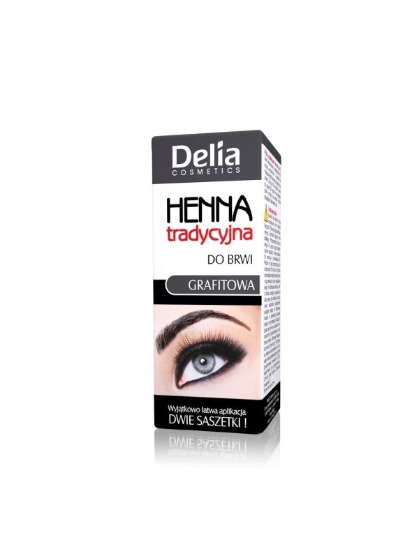 Delia henna for eyebrows graphite small 2 ml