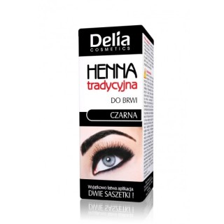 Delia henna for eyebrows black small 2 ml