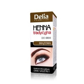 Delia henna for eyebrows brown small 2 ml