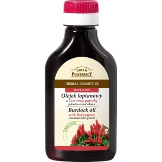 Green Pharmacy Olie voor hoofdhuid en haar Burdock, Paprika 100 ml