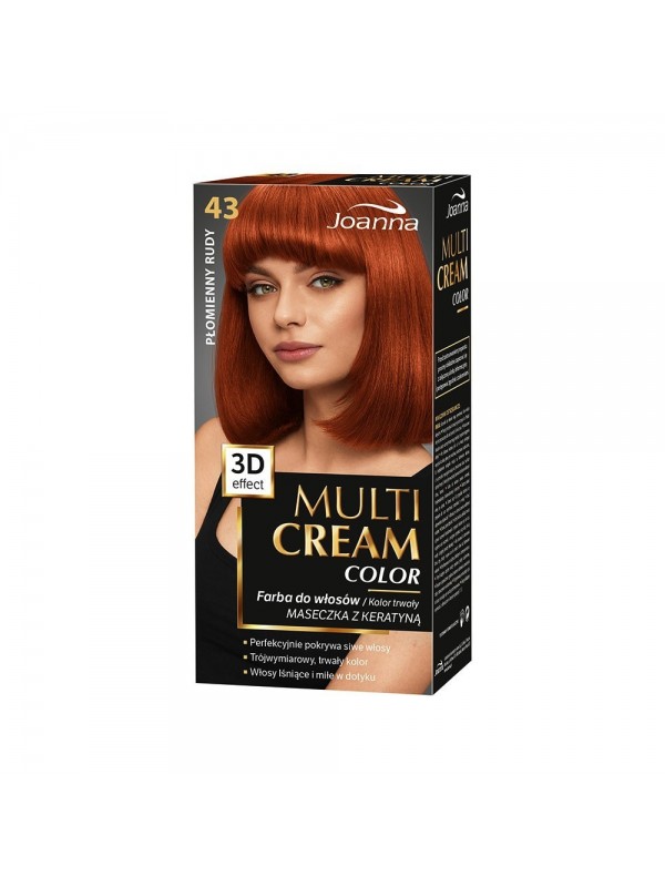 Joanna Multi Cream Color Hair dye /43/ Flaming red