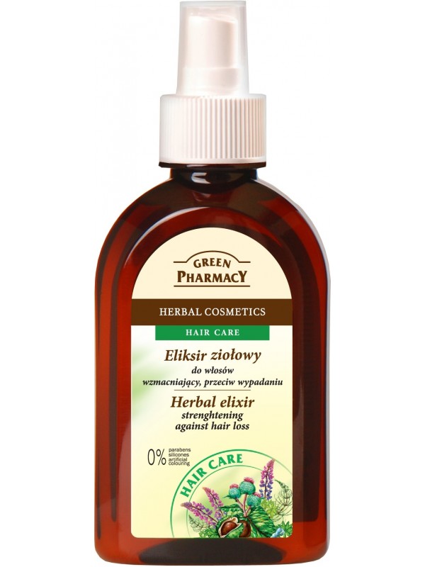 Green Pharmacy herbal hair elixir against hair loss 250 ml