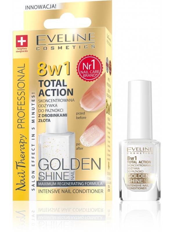 Eveline Nagelconditioner 8in1 GOLD 12 ml