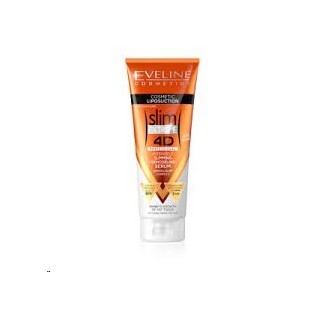 Eveline 4D Slim Intensiv Schlankmachendes Remodellierendes Serum Kosmetische Fettabsaugung 250 ml