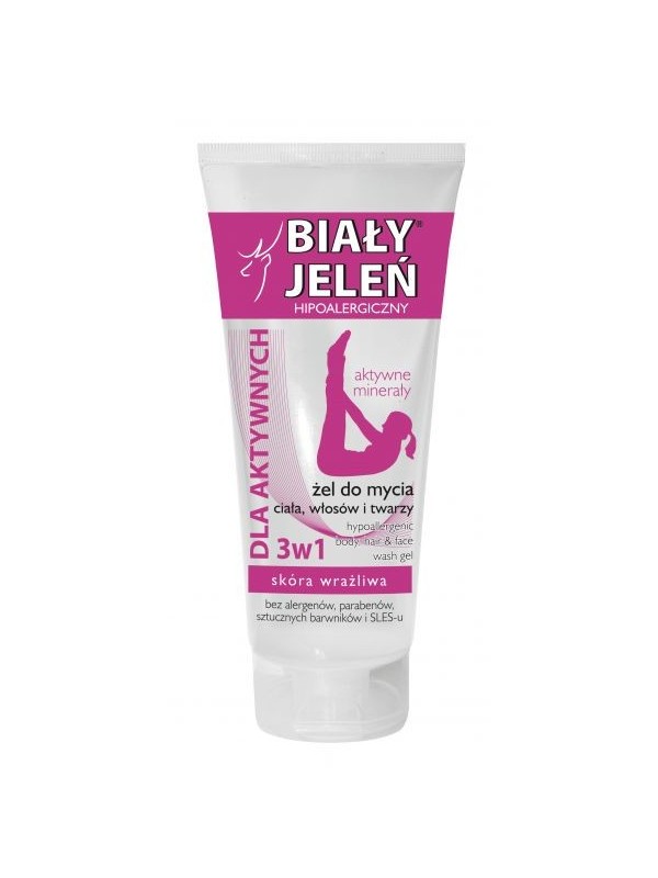 Biały Jeleń Shower gel for active women 3in1 200 ml