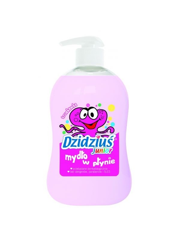 Dzidziuś junior vloeibare zeep met aardbeiengeur 300 ml