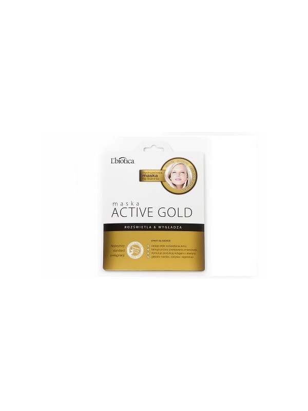 L'biotica ACTIVE GOLD HYDRO GEL MASK 25 g