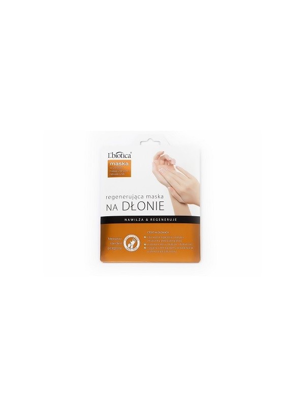 L'biotica Regenerative mask for hands in the form of soaked gloves 26 g