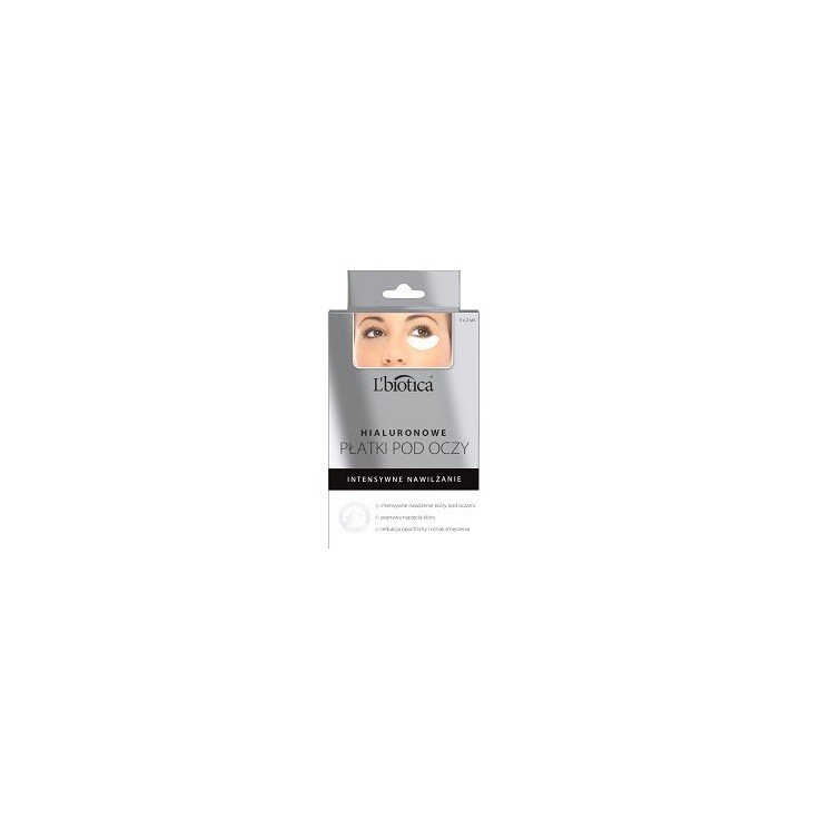 L'biotica Hyaluronic Eye Pads Intensive hydration 3x2 pieces