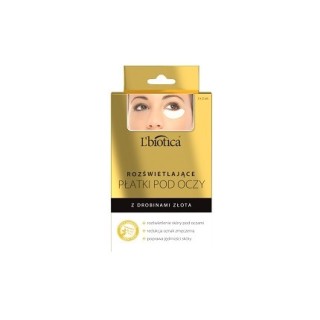 L'biotica Collagen Eye Pads Brightening with gold particles 3x2 pieces