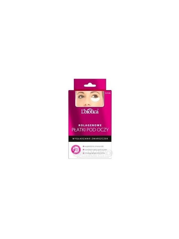 L'biotica Collagen Eye Pads Smoothing wrinkles 3x2 pieces