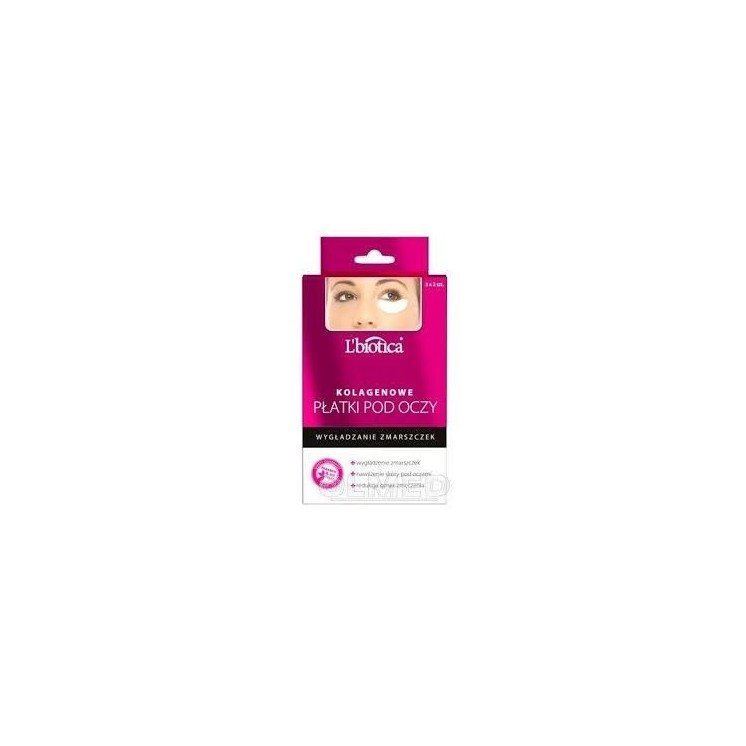 L'biotica Collagen Eye Pads Smoothing wrinkles 3x2 pieces