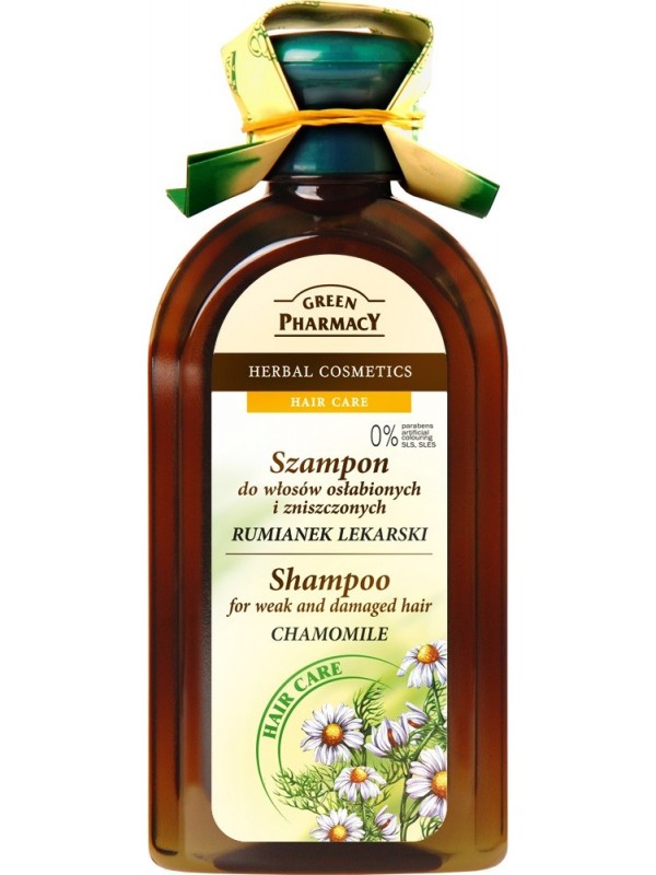 Green Pharmacy Shampoo voor verzwakt en beschadigd haar Kamille officinalis 350 ml