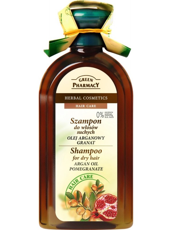 Green Pharmacy Shampoo for dry hair Argan Oil and Pomegranate 350 ml (07-08-2023)