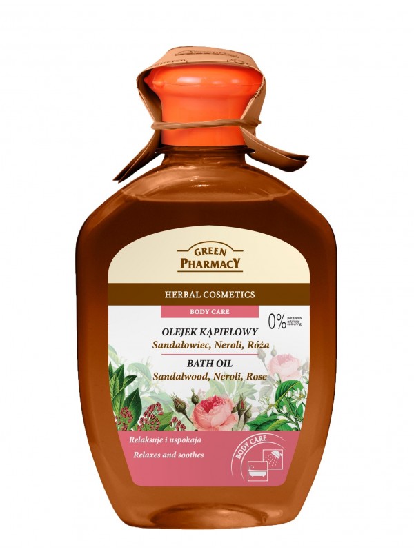 Green Pharmacy Bath Oil Sandalwood, Neroli and Rose 250 ml