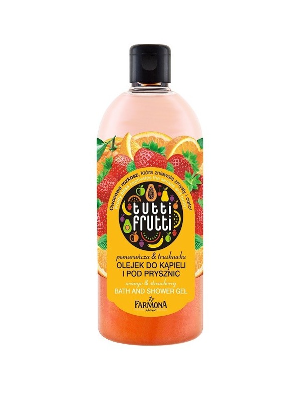 Farmona Tutti Frutti Sinaasappel & Aardbei Badolie 500 ml