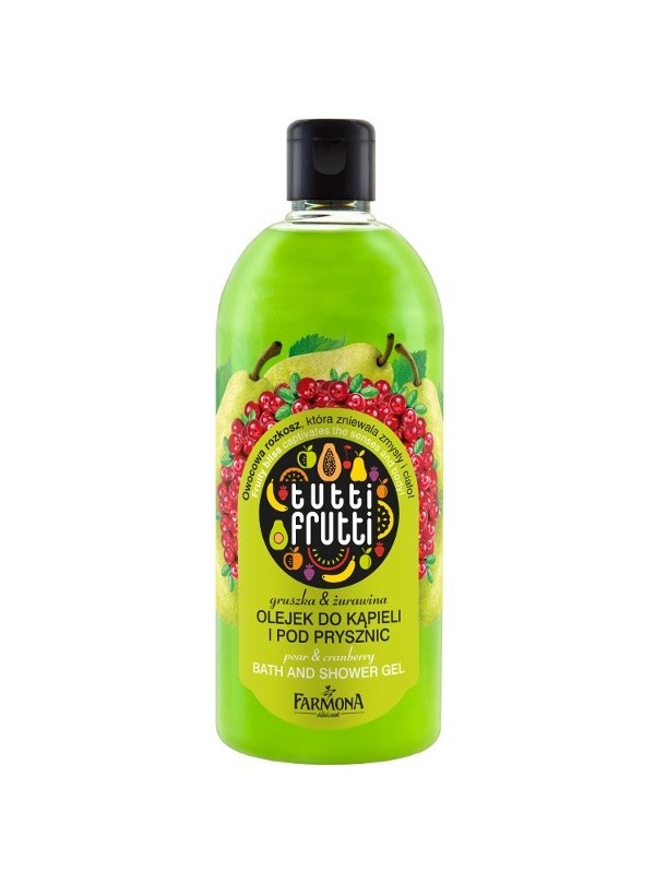 Farmona Tutti Frutti Bath and Shower Oil Pear & Cranberry 425 ml