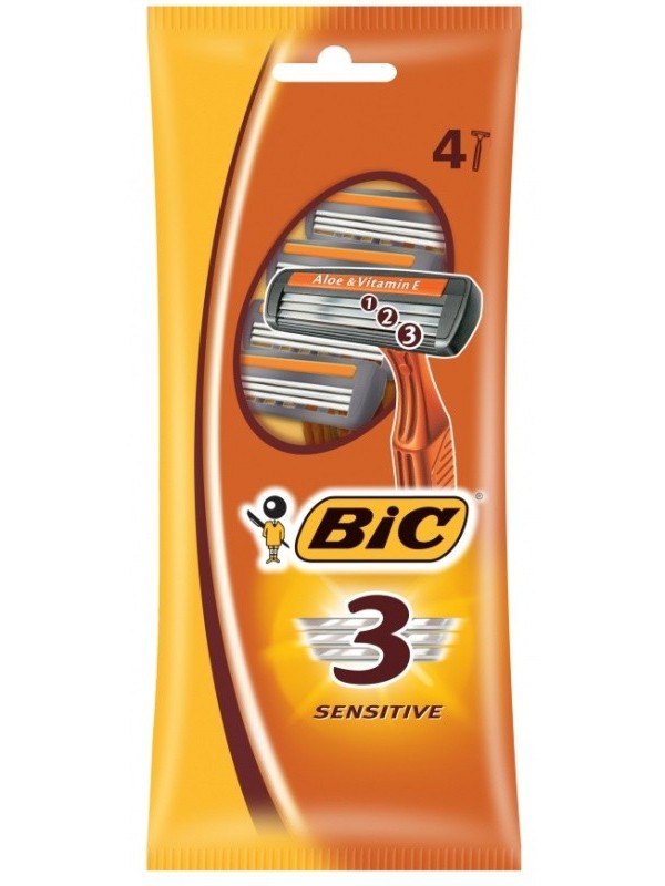 BIC 3 Sensitive razor 4 pcs