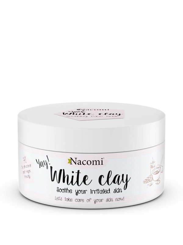 Nacomi White kaolin clay - Soothing mask 50 g