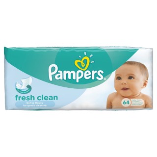 Pampers Fresh Clean wet wipes 52 pieces