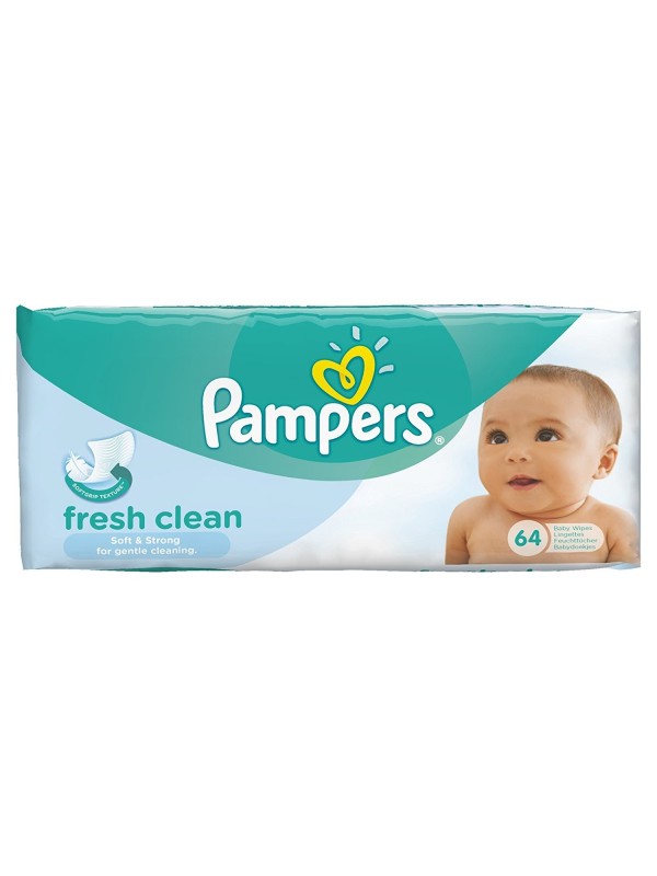 Pampers Fresh Clean vochtige doekjes 52 stuks