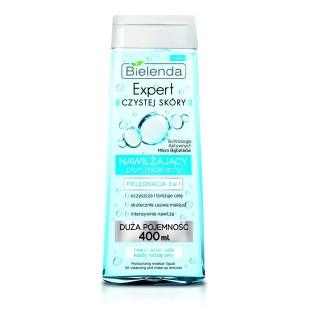 Bielenda SKIN CLINIC Clean Skin Expert Nawilżający płyn micelarny 3 w1 400 ml