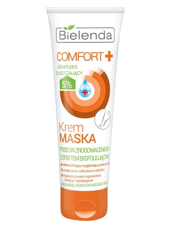 Bielenda Comfort Cream Foot mask against calluses with exfoliating and smoothing effect 100 ml