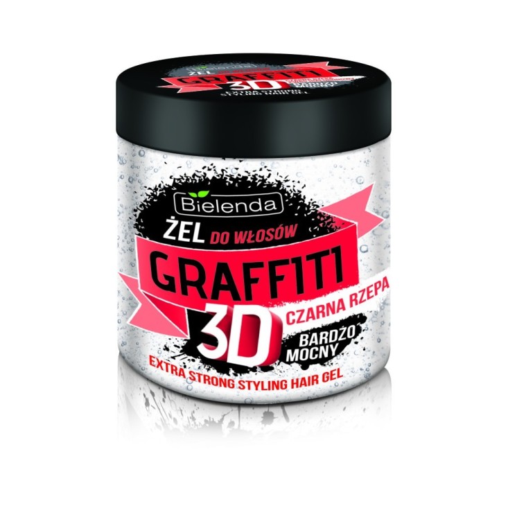 Bielenda Graffiti 3D Hair Gel with Black Turnip 250 ml