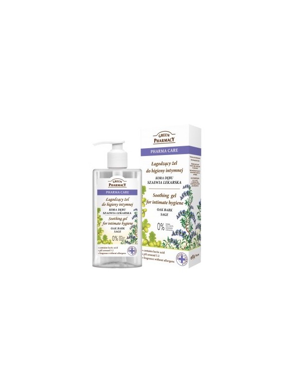 Green Pharmacy Gel voor intieme hygiëne Eikenschors en Salie 300 ml