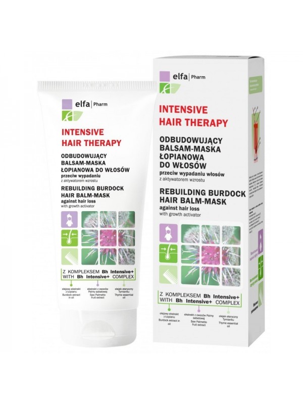 Intensive Hair Therapy Burdock hair balm with Bh Intensive+ complex against hair loss with growth activator