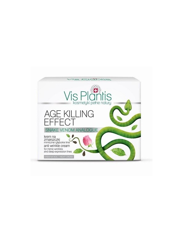 Vis Plantis Age Killing Effect Nachtcrème voor mimische rimpels en diepe lijntjes met addergif extract 50 ml