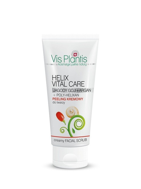 Vis Plantis Helix Vital Care Romige peeling met slakkenslijmfiltraat 75 ml