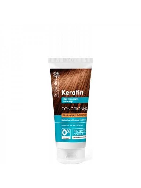 Dr. Santé Keratin Hair conditioner with keratin, arginine and collagen for dull and brittle hair 200 ml