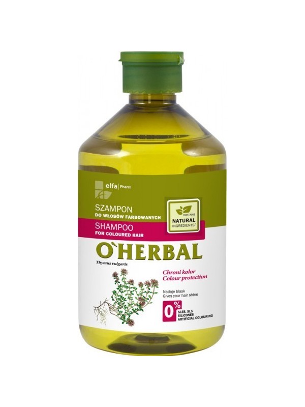 O'Herbal Shampoo voor gekleurd haar met tijmextract 500 ml