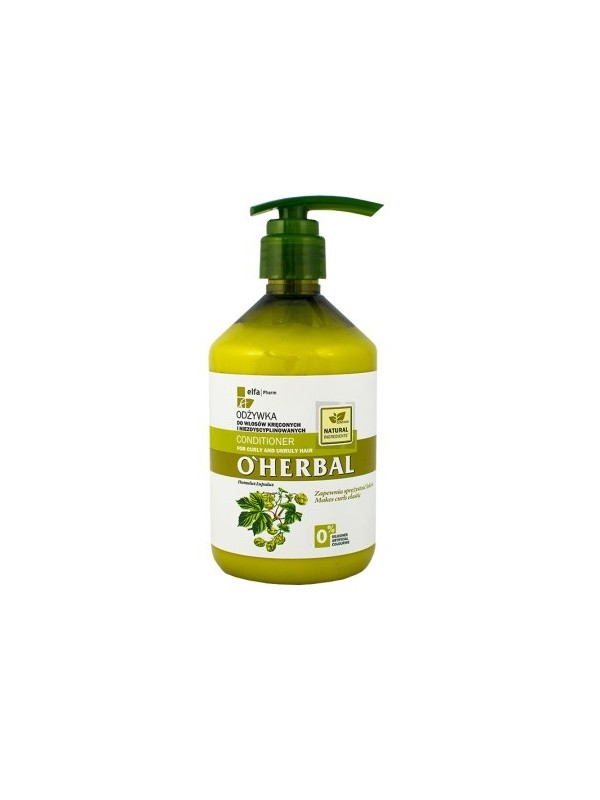 O'Herbal Conditioner for curly and undisciplined hair with hops extract 500 ml