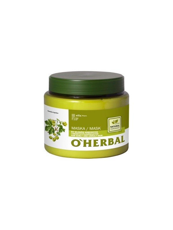 O'Herbal Mask for curly and undisciplined hair with hops extract 500 ml