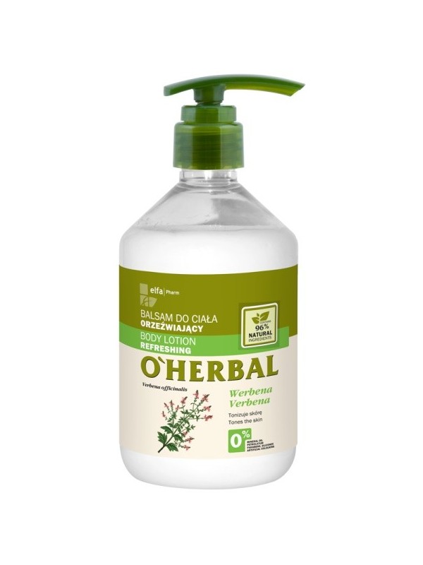 O'Herbal Refreshing BODY LOTION with verbena extract 500 ml