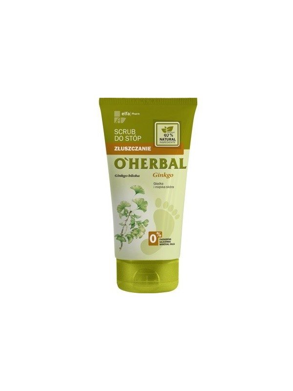 O'Herbal FOOT SCRUB met ginkgo biloba-extract 150 ml