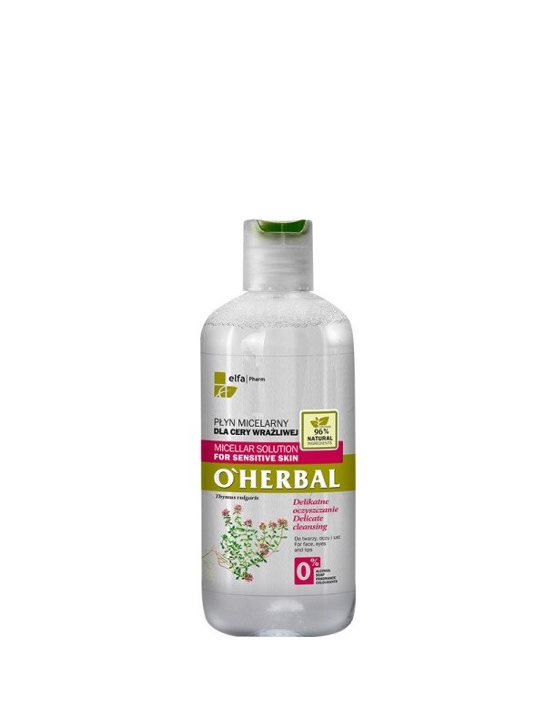 O'Herbal MICELLAIR WATER voor de gevoelige huid met tijmextract 250 ml