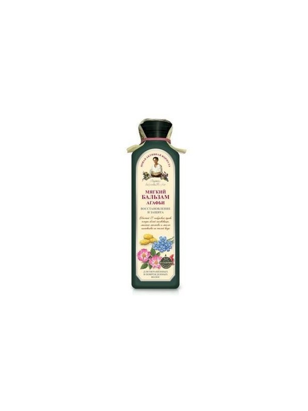 Agafia Siberian Hair Balm Herbal Soft - Dyed and Damaged 350 ml - 8643