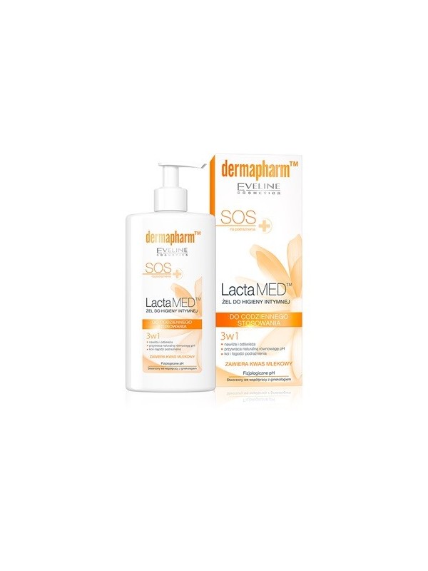 Eveline Demapharm LactaMED gel voor intieme hygiëne 250 ml