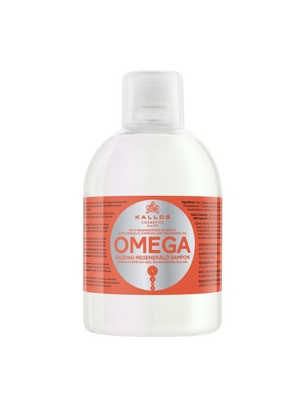 Kallos Omega Herstellende Shampoo 1000 ml