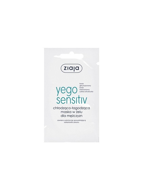 Ziaja Yego Sensitiv cooling and soothing gel mask 7 ml