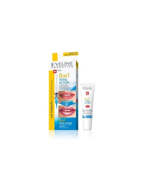 Eveline TOTAL ACTION Intensieve hyaluron lipfiller met collageen 8in1 12 ml