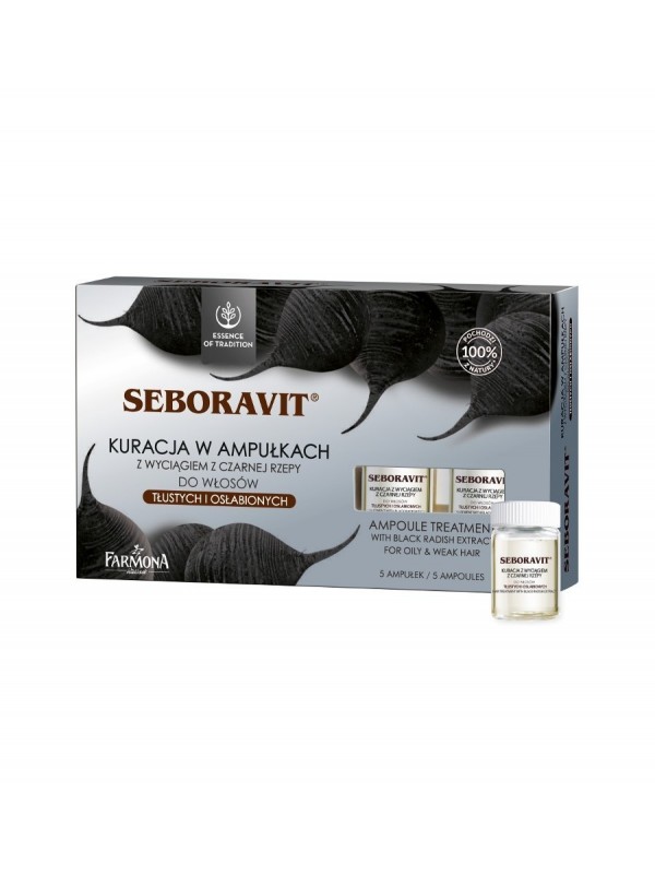 Farmona Seboravit Treatment in vetampullen met extract van zwarte raap 5 x 5 ml