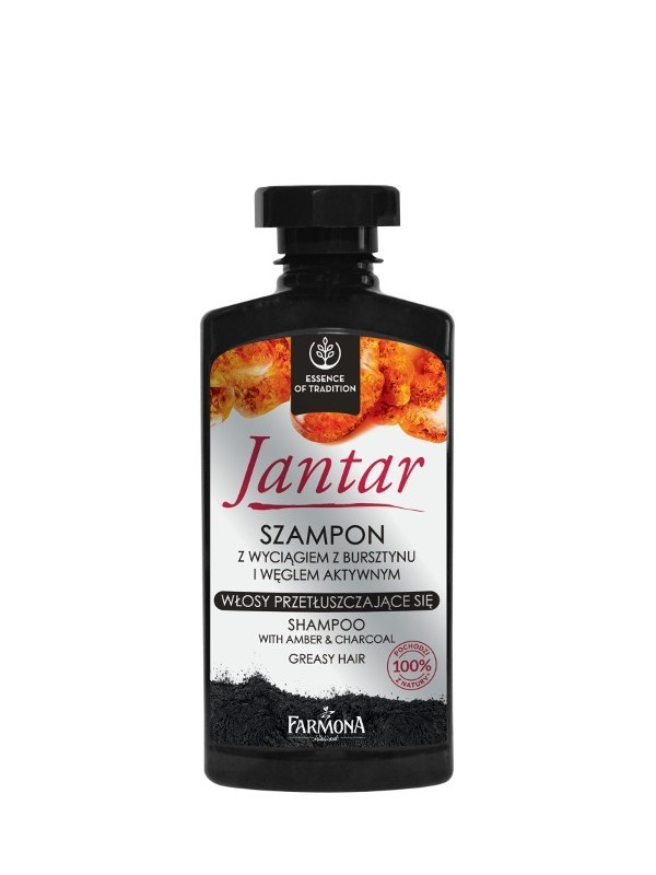 Farmona Jantar Shampoo voor vettig haar met amberextract en actieve kool 330 ml