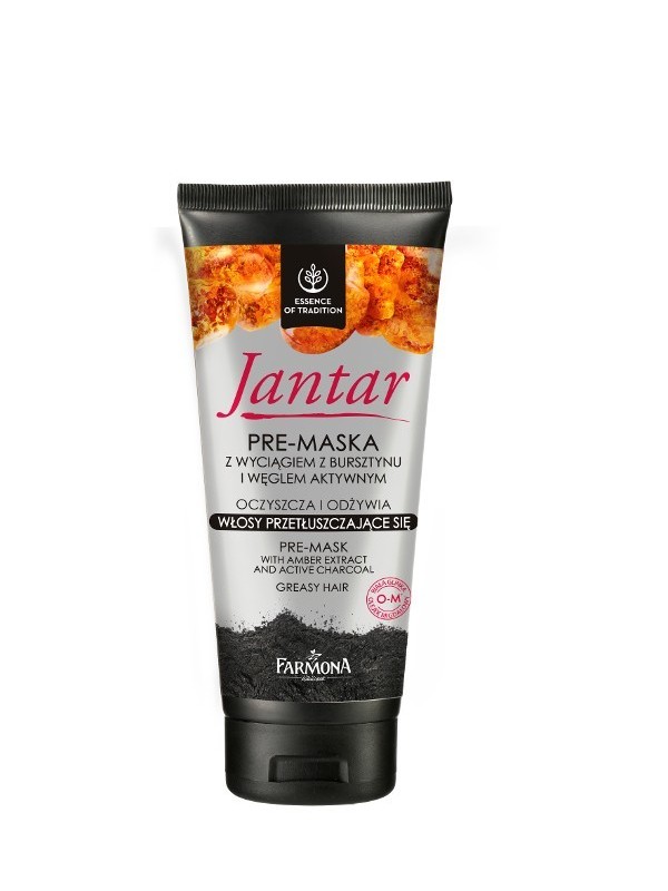 Farmona Jantar Pre-mask for oily hair with amber extract and activated carbon 200 ml