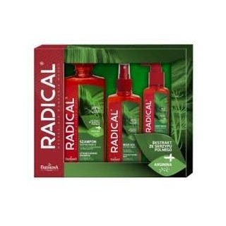 Farmona Set Radical Versterking 3 elementen Haarshampoo 400 ml + Haarconditioner 100 ml + Haarmist 2