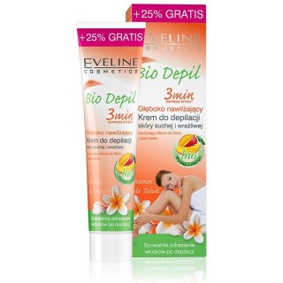 Eveline Deeply moisturizing depilatory cream for dry and sensitive skin MANGO 125 ml